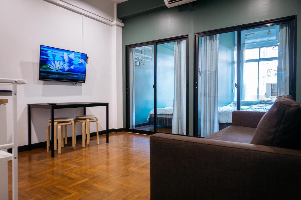 T3 Two Bedrooms Wifi Full Kitchen 1 Min To Bts Bangkok Exterior foto